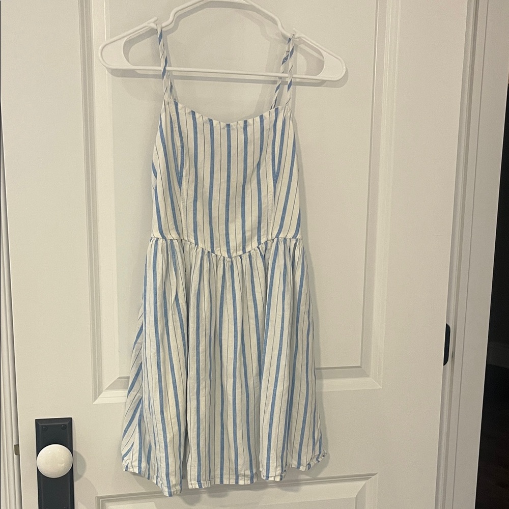aerie Blue and White Striped Sundress for Girls